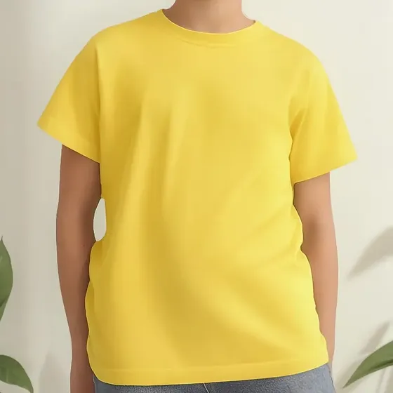 Polera De Algodón Manga Corta De Niños (unisex)