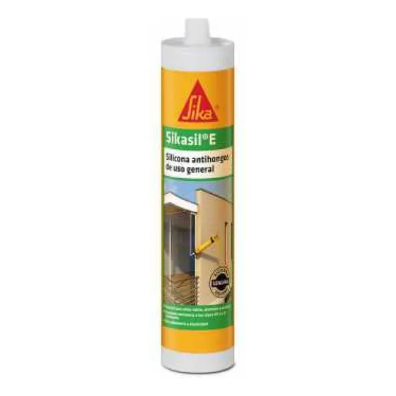 Silicona Acética Gris 300ml Sika Sil E Mimbral