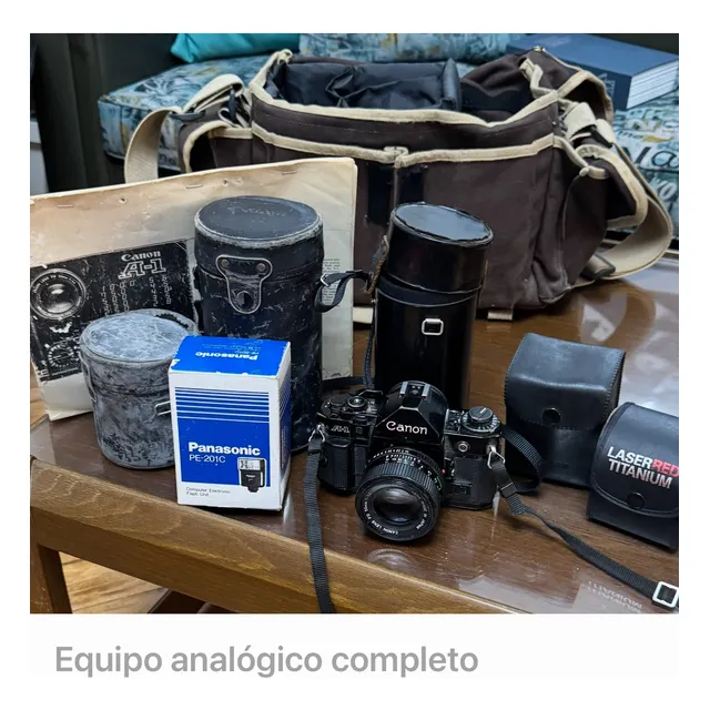 Equipo De Fotografía Canon A 1 C/varios Lentes