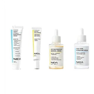 M* Rutina Facial Nida 4 Piezas Sérum Ojos + 2 Sérums + *8