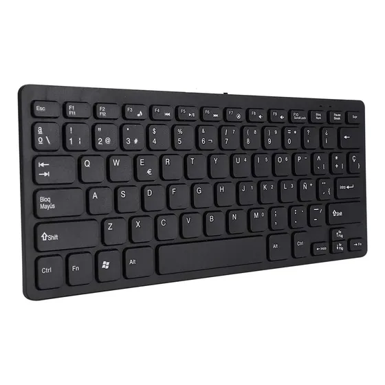 Teclado Mini Inalambrico Usb En Español Cod 3418