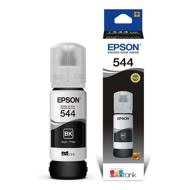 Botella De Tinta Epson T534 Negro T534120-al