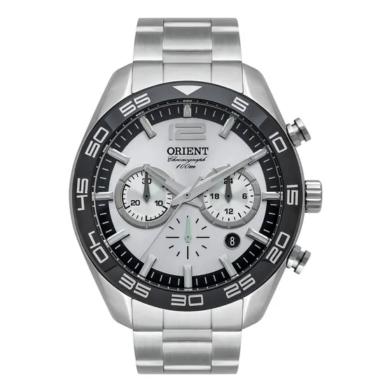 Relógio Orient Masculino Cronógrafo Mbssc241 S2 Rev Oficial