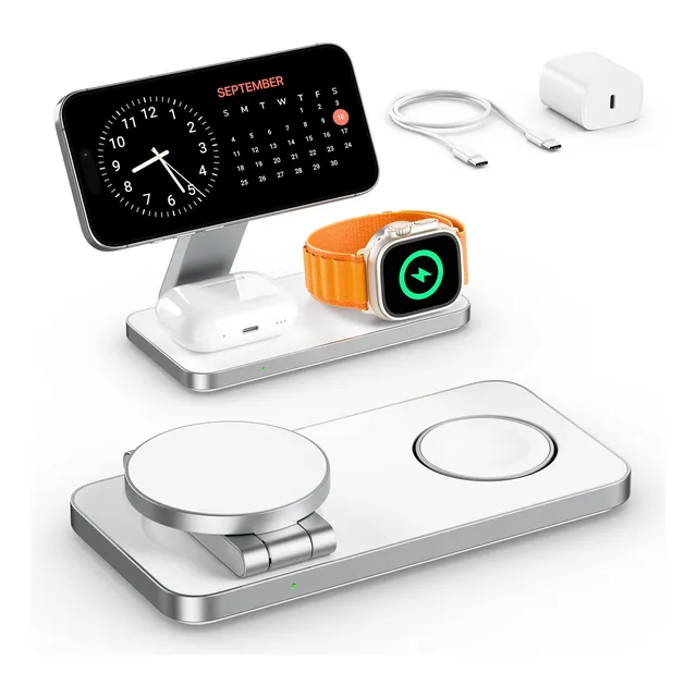 3 En 1 Soporte Carga Inalámbrico Para iPhone/iwatch/airpod