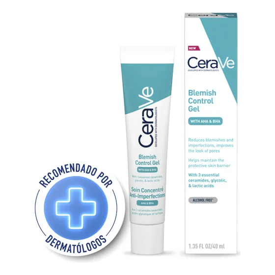 Cerave Gel Control Imperfecciones Grasa Día/noche