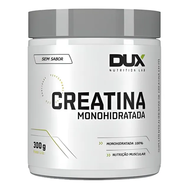 Creatina Monohidratada 100% Pura 300gdux Nutrition Sabor Sem Sabor Creatina Monohidratada 100% Pura 300gdux Nutrition Sabor Sem Sabor