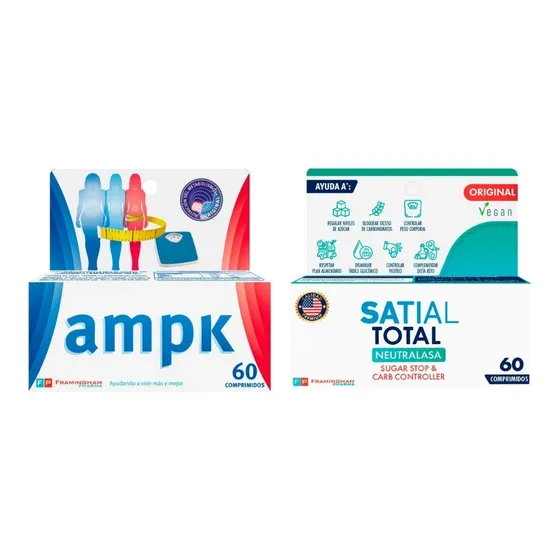 Combo Satial Total Sugar Stop X60 Comp + Ampk X60 Comp