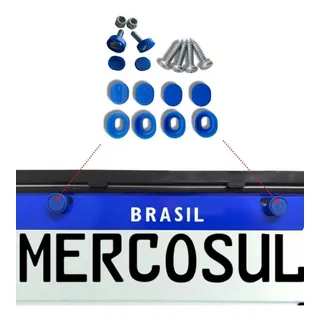 Kit 10 Lacres De Parafusos Placa Mercosul + Parafusos Kit 10 Lacres De Parafusos Placa Mercosul + Parafusos
