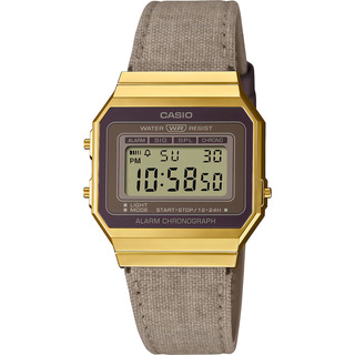Relógio Casio Vintage Feminino Pulseira Nylon A700wegl-5aef Relógio Casio Vintage Feminino Pulseira Nylon A700wegl-5aef