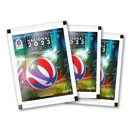 10 Sobres Álbum Campeonato Nacional 2023 Panini (50 Laminas)