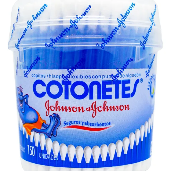 Cotonetes Hisopos Johnsons 150 unidades