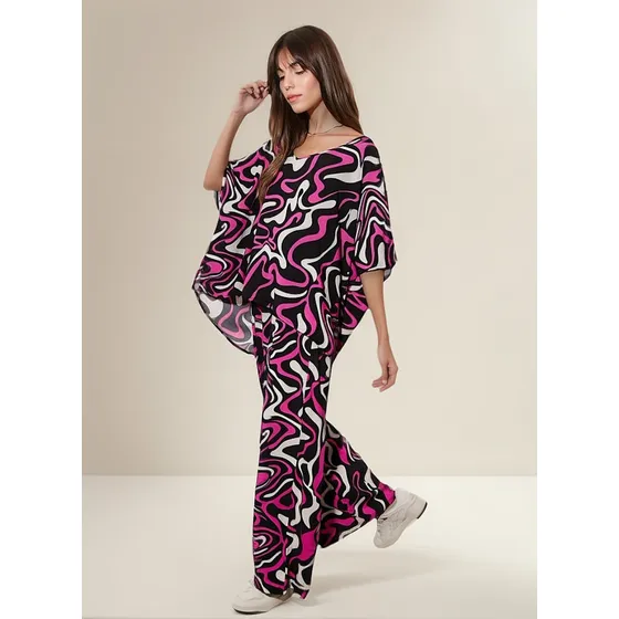 Conjunto Set Pantalón + Remera Outfits Completo Molie Mujer