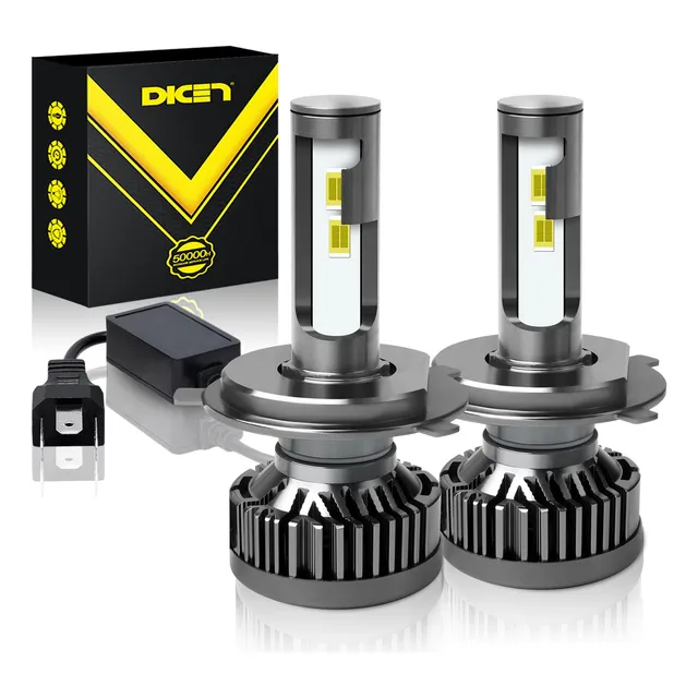 H4 Kit Faros Led Para Chevorlet Chevy C1 C2 Alta Baja48000lm