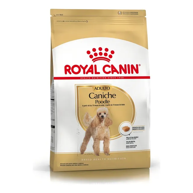 Alimento Royal Canin Breed Health Nutrition Caniche para perro adulto de raza pequeña sabor mix de 3 kg