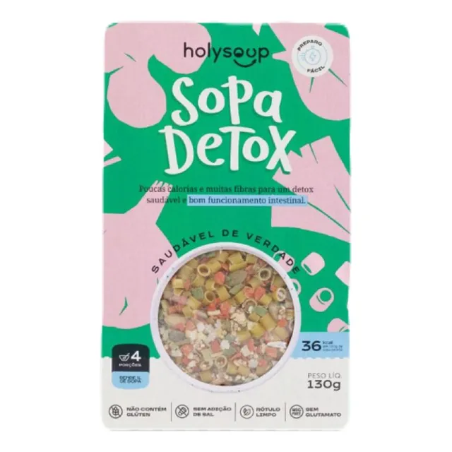 Sopa Detox Sem Glúten - Holysoup - 130g