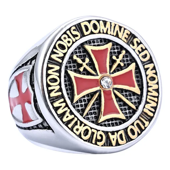 Anillo Cruz Templaria Templarios Poppe Arg
