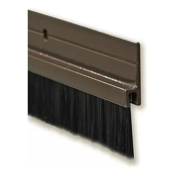 Burlete Cierra Puerta Zocalo Cepillo Marron Suprabond Adhes