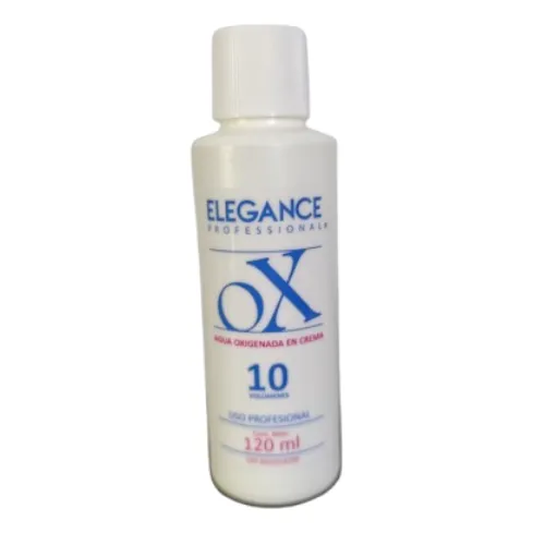 Agua Oxigenada En Crema 10 Volumenes Elegance 120ml