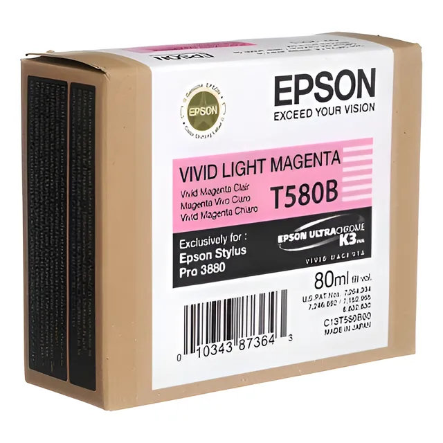 Tinta Epson Stylus Magenta Vivid Light Pro 3880 T580b00