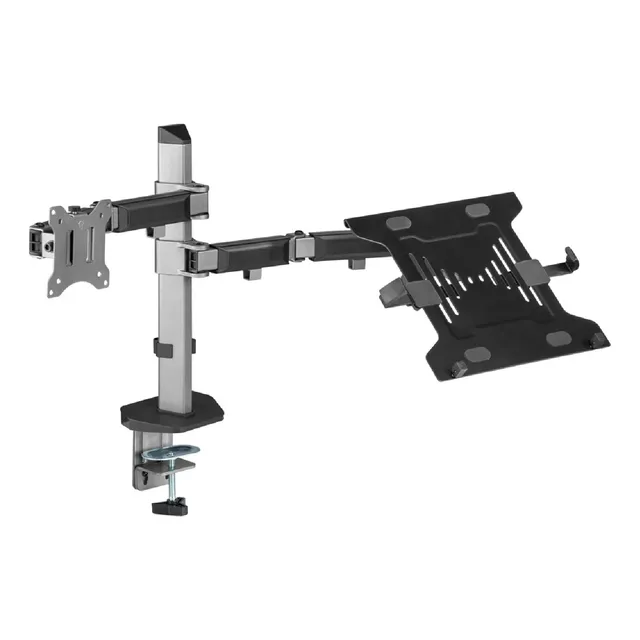 Soporte Brazo Doble Monitor Notebook Linkon Escritorio Lujo