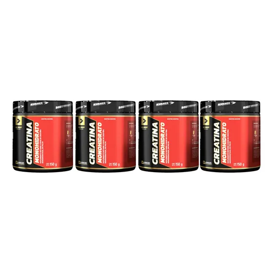 Creatina Monohidrato 150 Gr Body Advance Pack X4 Sabor Sin Sabor