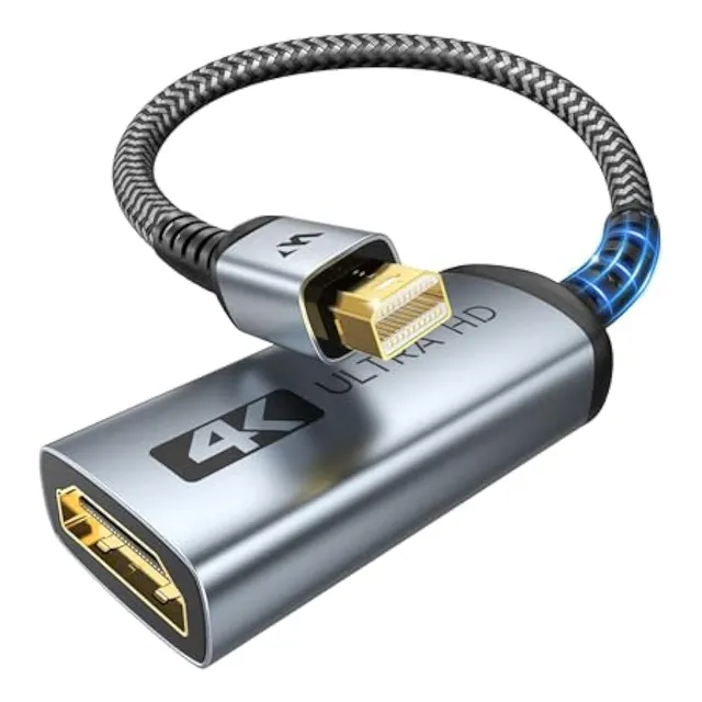 Warrky Adaptador 4k Mini Displayport A Hdmi, [uhd,