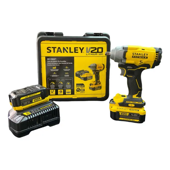 Llave De Impacto 1/2  Inalambrico 20v Stanley Sbw920m2k-b3