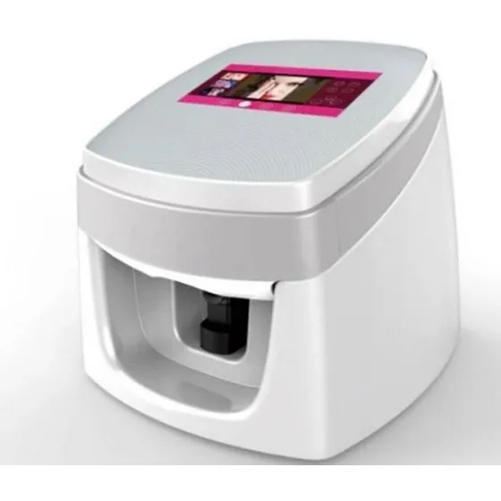 Impresora De Uñas+ Tinta Hp+4gel Coat, Base, Color, Preprint