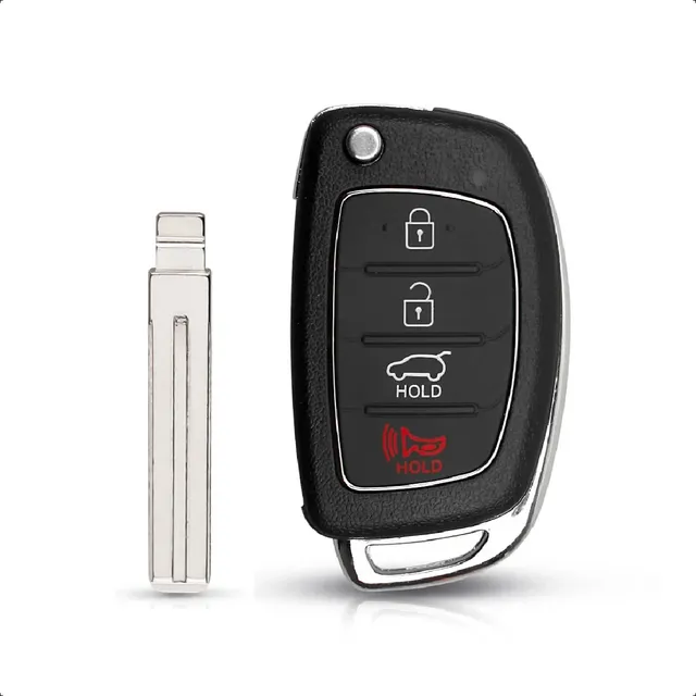 Carcasa Llave Compatible Hyundai Santa Fe Tucson 4 Botones