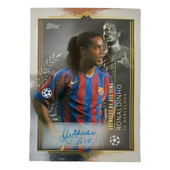 Figuritas Champions League 2024 Topps - Greatest Of All Time 740- Ronaldinho