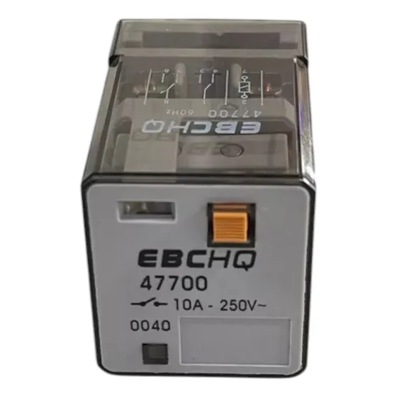 Relevo 8 Pines 10amp Ebc 12vdc-24vdc-24ac-110vac-220vac
