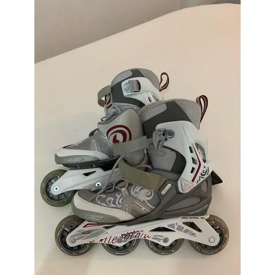 Rollers Rollerblade Spark Comp W + Pack De Proteciones Eu 38 8 Cm Gris