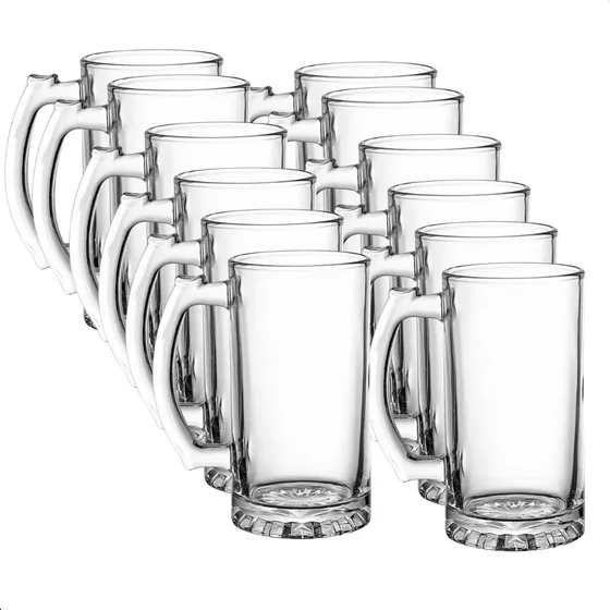 12 Canecas Lisas Chopp Cerveja 500ml Para Bares Restaurantes