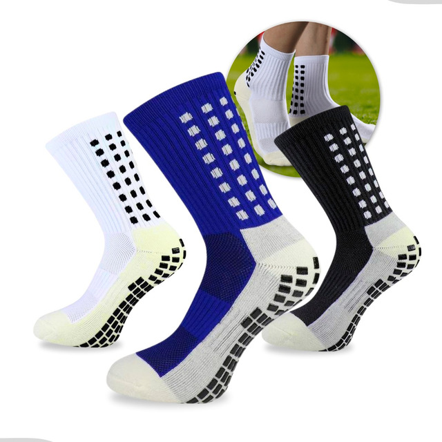 Kit 3 Pares Meia Antiderrapante Esportiva Futebol Treino Kit 3 Pares Meia Antiderrapante Esportiva Futebol Treino