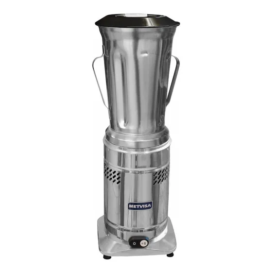 Licuadora Y Trituradora Comercial Inox 4 Lts Bimg Metvisa