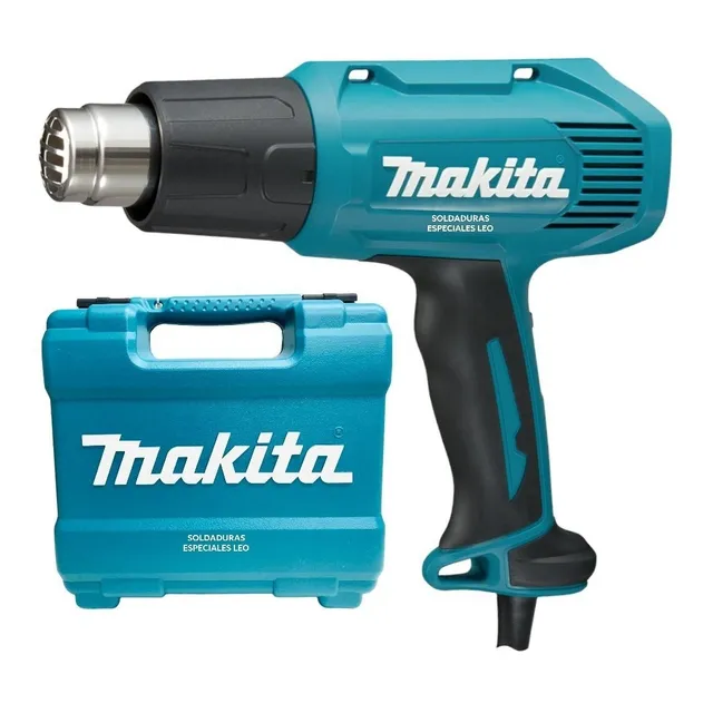 Pistola Calor Hg6030k 50-350-550 C. 3 Temp. 13 Amp. Makita