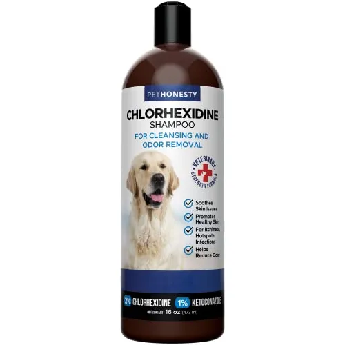 Pethonesty Chlorhexidine Shampoo - Ketoconazole  Aloe Sbrbp