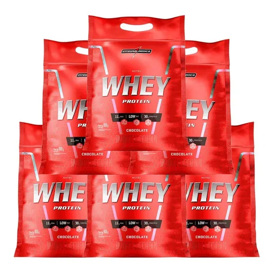 Combo Atacado: 5 X Nutri Whey 900g - Integralmedica 