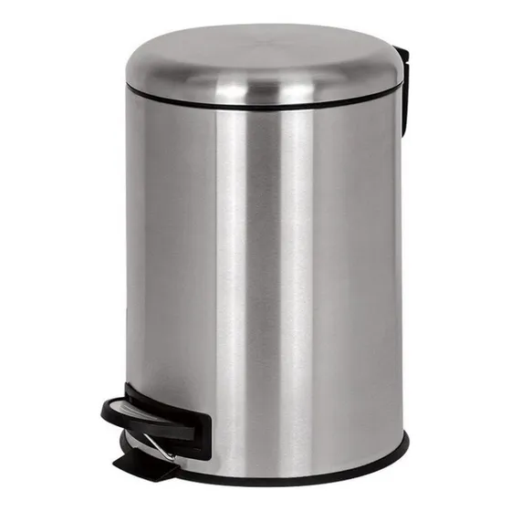Basurero Acero Inoxidable 12 L De Pedal