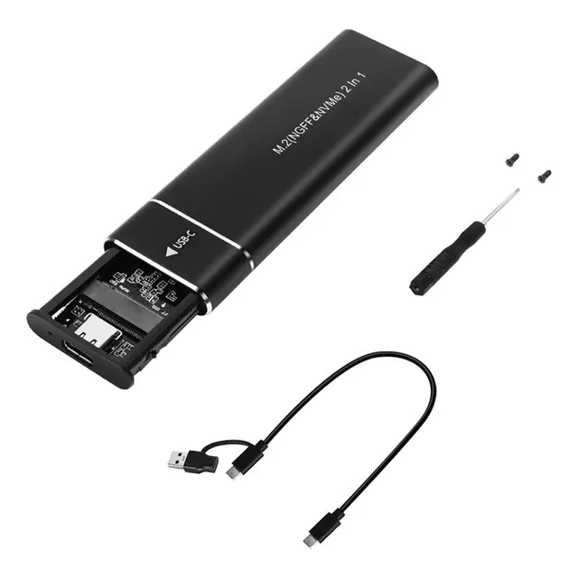 Caja De Estado Sólido M.2 Caja De Disco Duro Ssd Externa Par