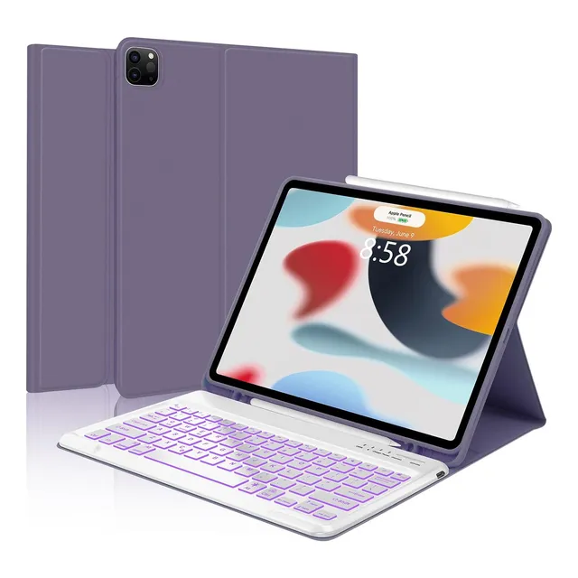 Teclado Magnético iPad Pro 12.9 Gen 3-6 Con Retroiluminación