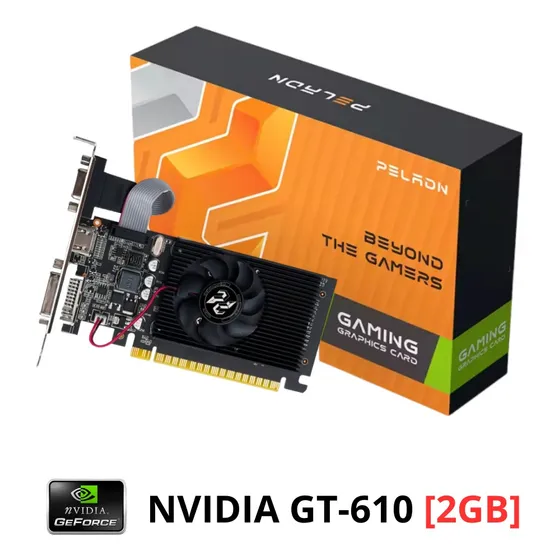 Tarjeta Grafica Video Gpu Nvidia Gt610 2gb Ddr3 Hdmi Dvi Vga