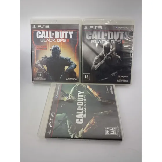 Trilogia Call Of Duty Black Ops Ps3 Mídias Físicas Originais