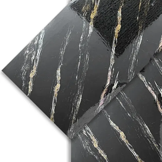 Placa Autoadhesiva Simil Marmol Porcelanato Pvc Vinilo Revestimiento Pared Decorativo Interior 60x120 Pack 4 Unidades Resitente Al Agua Vinilanato Lifewall Lwvl120-11-pack Vulcano