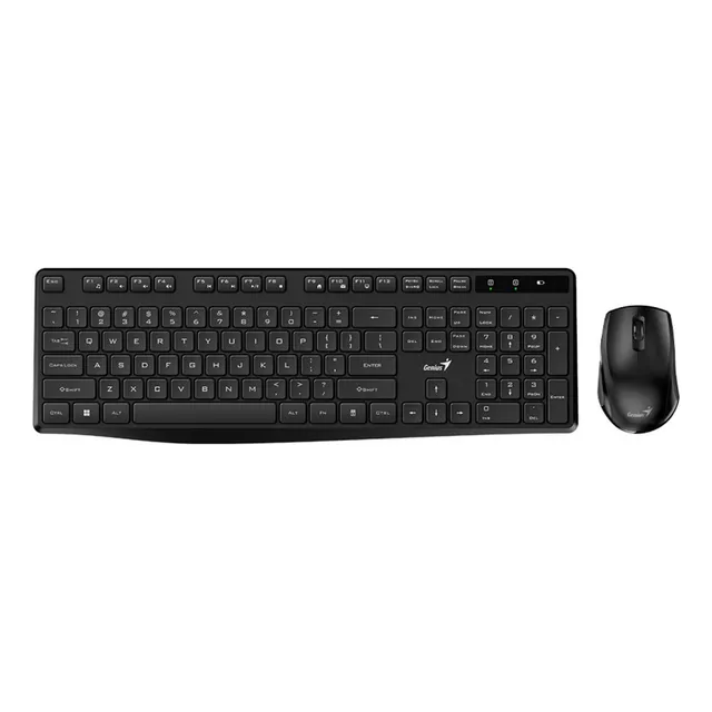 Teclado Genius + Mouse Wireless Km-8206s Negro