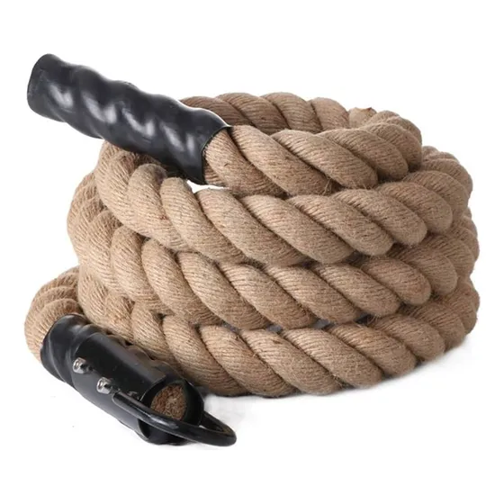 Soga Trepar Importada Yute Manila Crossfit 38mm 4,5m Gancho
