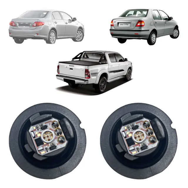 Par Lampada Led Luz Freio Lanterna Hilux Srx 2018-2022