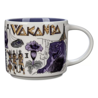 Esfera Wakanda Starbucks® Mug Ornament Black Panther 5cm Esfera Wakanda Starbucks® Mug Ornament Black Panther 5cm