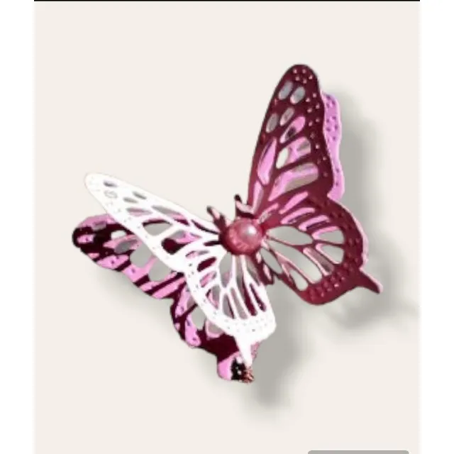 Mariposas Caladas Dobles 10 Uds Para Tortas , Souvenirs