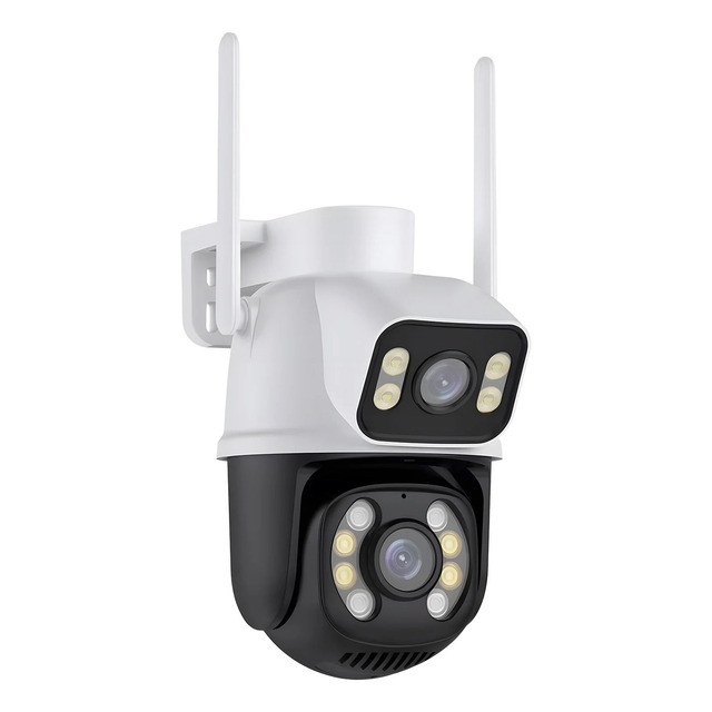Camera Segurança Ip Dome A28 Prova D'agua Lente Dupla App Icsee Cor Branco/preto Camera Segurança Ip Dome A28 Prova D'agua Lente Dupla App Icsee Cor Branco/preto